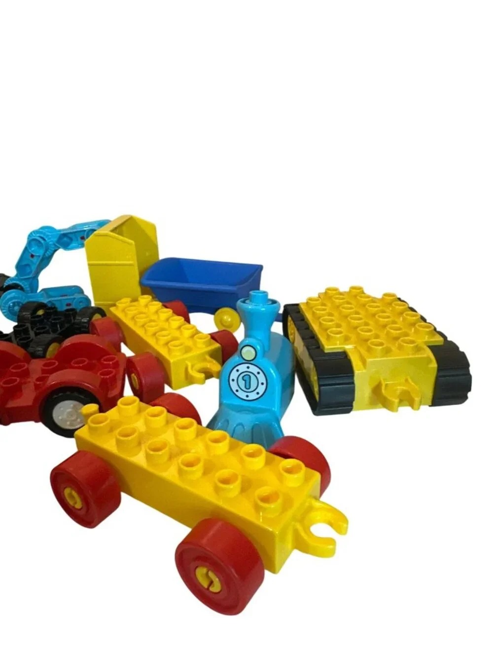 LEGO Duplo Construction Vehicle Parts Lot Cars Train Part Misc. Mixed Building